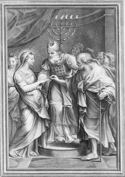 Matrimonio della Vergine, 1645-1724 da Benoît Farjat