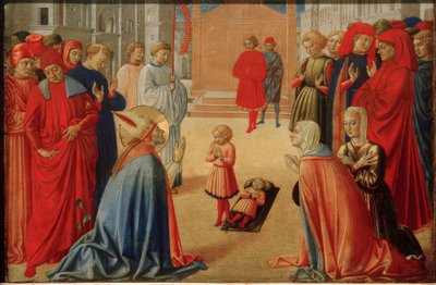 San Zenobio resuscita un ragazzo morto da Benozzo Gozzoli