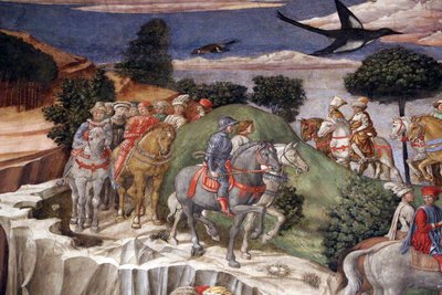 Italian: Il viaggio dei Magi: il corteo di Gasparre Procession of the Youngest King da Benozzo Gozzoli