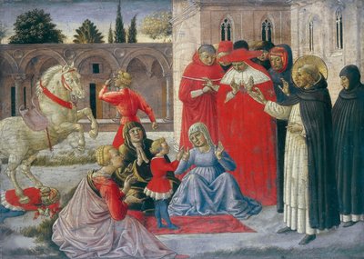 Miracolo di San Domenico, ca 1462 da Benozzo Gozzoli