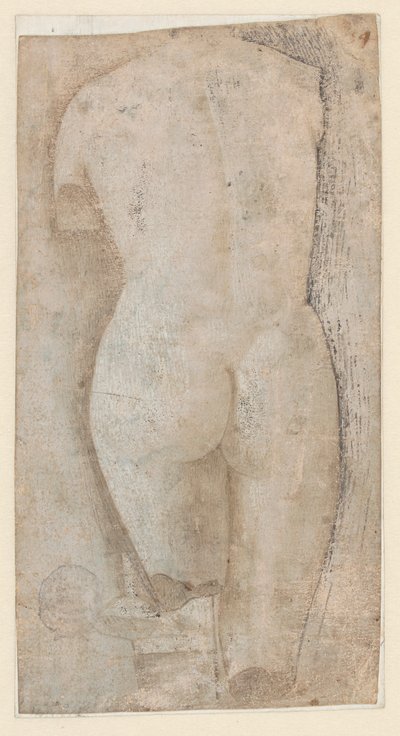 Schizzo di Scultura Classica del Tipo Venere Pudica da Benozzo Gozzoli