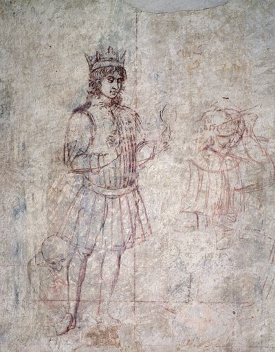 Adorazione dei Magi (dettaglio di sinopia) da Benozzo di Lese di Sandro Gozzoli