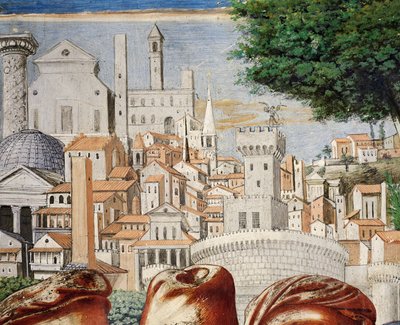 Architettura della città di Roma (dettaglio) da Benozzo di Lese di Sandro Gozzoli
