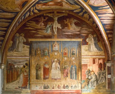 Ciclo di affreschi che raffigurano la vita di Cristo e San Girolamo da Benozzo di Lese di Sandro Gozzoli