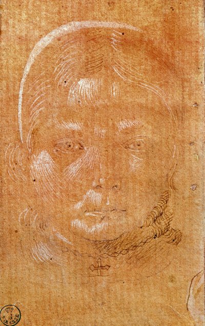 Testa di una giovane ragazza da Benozzo di Lese di Sandro Gozzoli