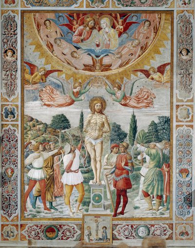 Martirio di San Sebastiano da Benozzo di Lese di Sandro Gozzoli