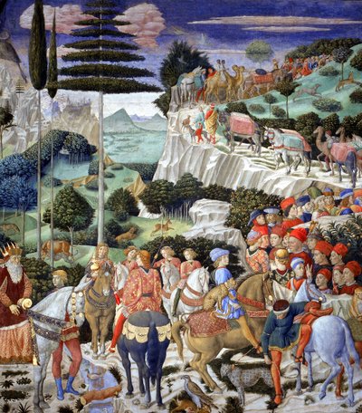 Processione del Re più antico, 1459-60 da Benozzo di Lese di Sandro Gozzoli