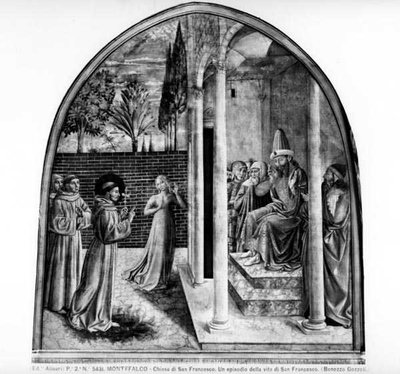 San Francesco davanti al Sultano da Benozzo di Lese di Sandro Gozzoli