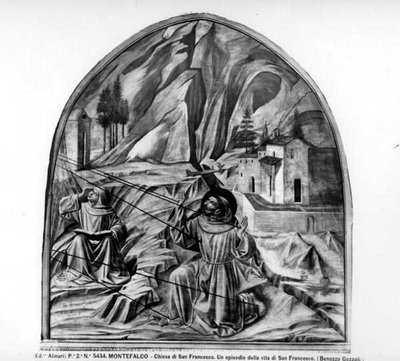 San Francesco riceve le stimmate da Benozzo di Lese di Sandro Gozzoli