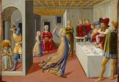 La festa di Erode e la decapitazione di San Giovanni Battista, 1461-62 da Benozzo di Lese di Sandro Gozzoli