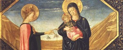 Il Matrimonio Mistico di Santa Caterina (dettaglio) da Benozzo di Lese di Sandro Gozzoli