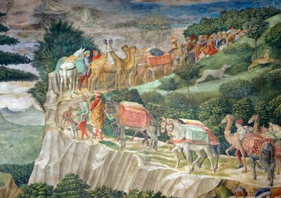 La cavalcata dei Magi da Benozzo di Lese di Sandro Gozzoli