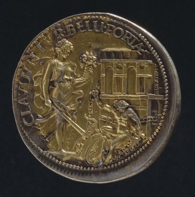 Medaglia che Raffigura una Figura Allegorica, 1533 da Benvenuto Cellini