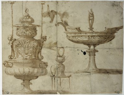 Studio per argenteria da Benvenuto Cellini