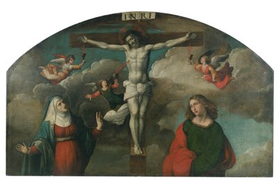 Crocifissione con la Vergine e San Giovanni Battista da Benvenuto Tisi da Garofalo