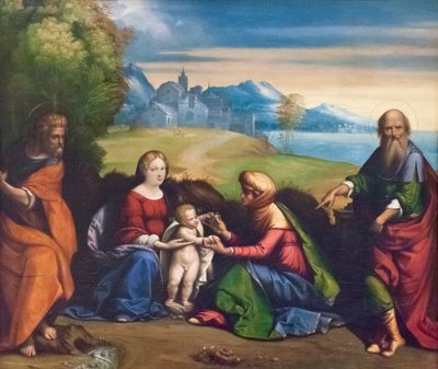 Sacra Famiglia con Sant