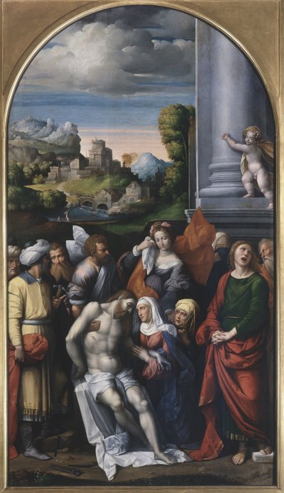 Compianto sul Cristo morto da Benvenuto Tisi da Garofalo