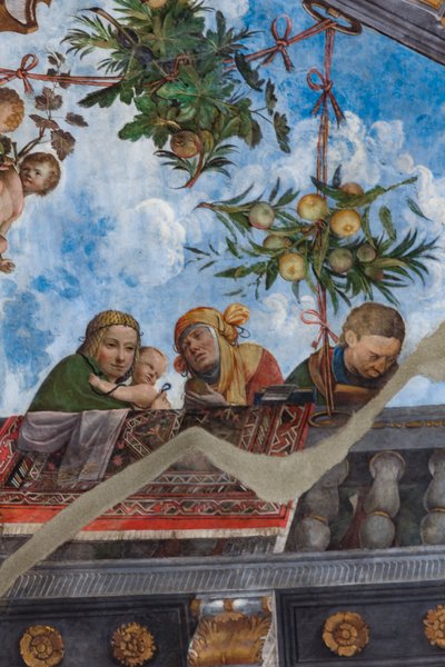Donna e bambino (dettaglio) da Benvenuto Tisi da Garofalo
