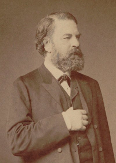 Ritratto del violinista e compositore Joseph Joachim 1831-1907, 1887 da Berlin . Photo studio Loescher and