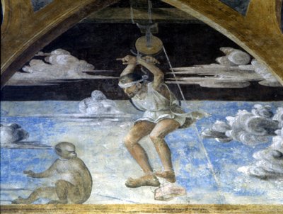 Affresco di Butinone e B. Zanale nella Chiesa di S. Pietro in Gessate, Milano da Bernadino and Zenale B.  Butinone
