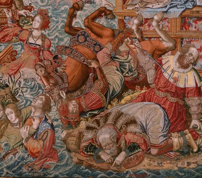 Serie Gli Onori. Fortuna, La via agli Onori. Quinto arazzo della serie. Modello Cartonisti del circolo di Bernard van Orley e Jan Gossaert de Mabuse. Manifattura Pieter van Aelst, Bruxelles da Bernaert van (circle of) Orley