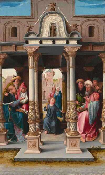 Cristo tra i dottori da Bernaert van Orley
