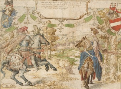 Otto, conte di Nassau e sua moglie Adelheid van Vianen, 1530-35 da Bernaert van Orley