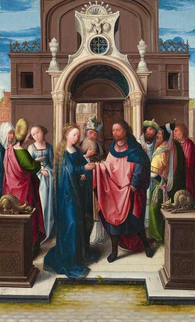 Il matrimonio della Vergine da Bernaert van Orley