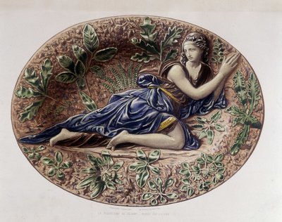 Madeleine nel deserto - Piatto ceramico, in "L