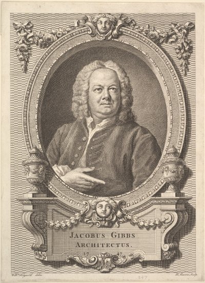 Jacobus Gibbs, architetto da Bernard Baron