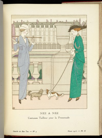 "Nez a Nez" da Bernard Boutet de Monvel