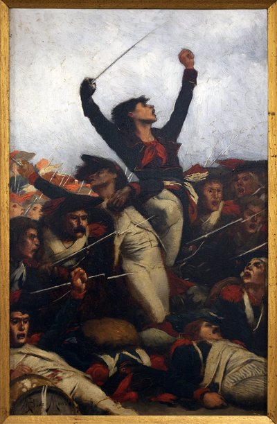 La barricata, scena della Comune da Bernard Boutet de Monvel
