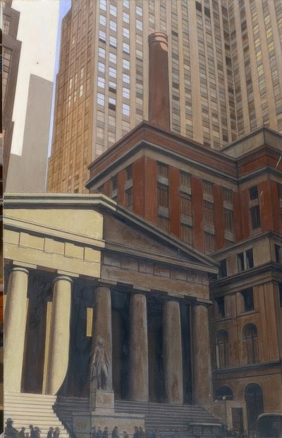 Veduta di Wall Street da Bernard Boutet de Monvel