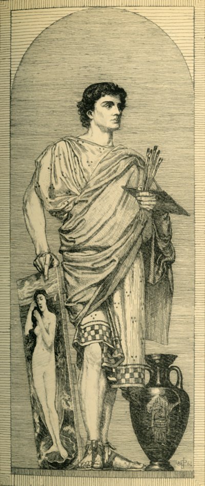 Apelle: disegno per un mosaico da Bernard Collier
