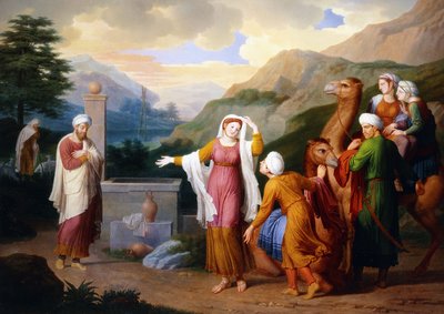 Rebecca al pozzo, 1824 da Bernard Duvivier