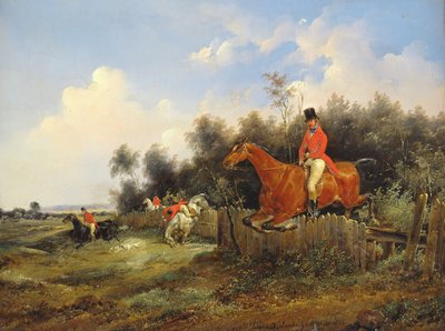 Scena di caccia da Bernard Edouard Swebach