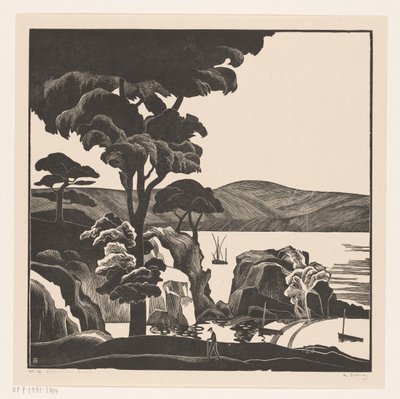 Baia bretone da Bernard Essers (signed by artist)