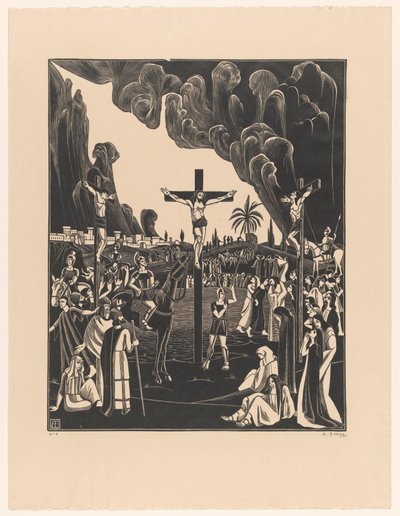 Crocifissione di Cristo da Bernard Essers (signed by artist)