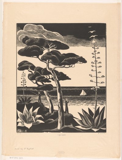 Costa presso Saint-Raphaël da Bernard Essers (signed by artist)
