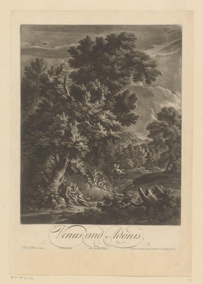 Venere e Adone da Bernard Lens (II)