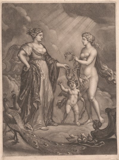 Giunone, Venere e Cupido da Bernard Lens