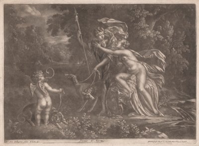 Venere e Adone da Bernard Lens