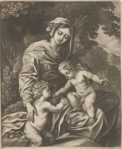 Vergine, Bambino e San Giovanni da Bernard Lens