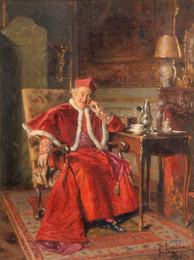 Cardinale al caffè da Bernard Louis Borione