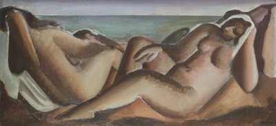 Bagnanti a riposo, c.1936 da Bernard Meninsky