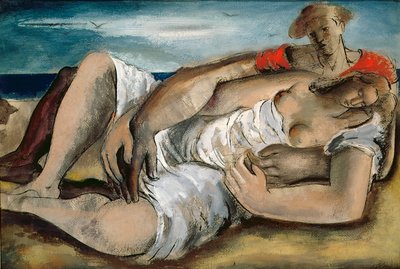 Amanti sulla spiaggia da Bernard Meninsky