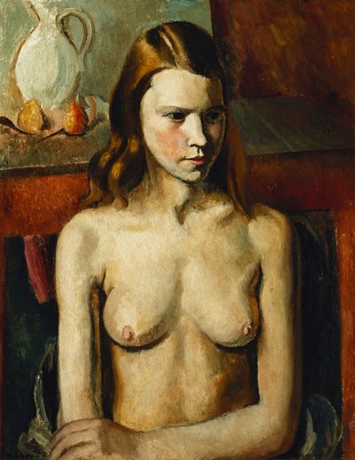 Ragazza Nuda Seduta da Bernard Meninsky