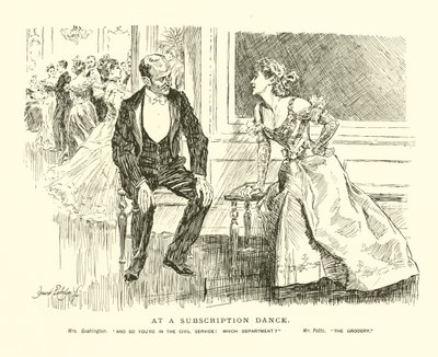 A una danza in abbonamento da Bernard Partridge