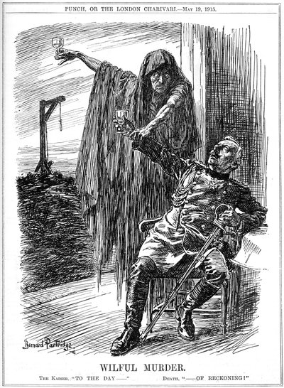 Cartone animato di Punch sull
