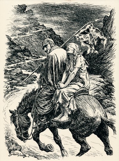 La strada della vittoria - Fase VI, c. 1920 da Bernard Partridge